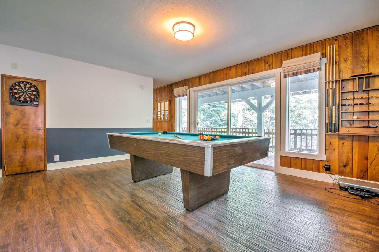 Gorgeous Lake Arrowhead Retreat Game Room And Deck Exterior foto