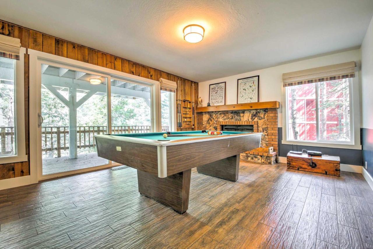 Gorgeous Lake Arrowhead Retreat Game Room And Deck Exterior foto